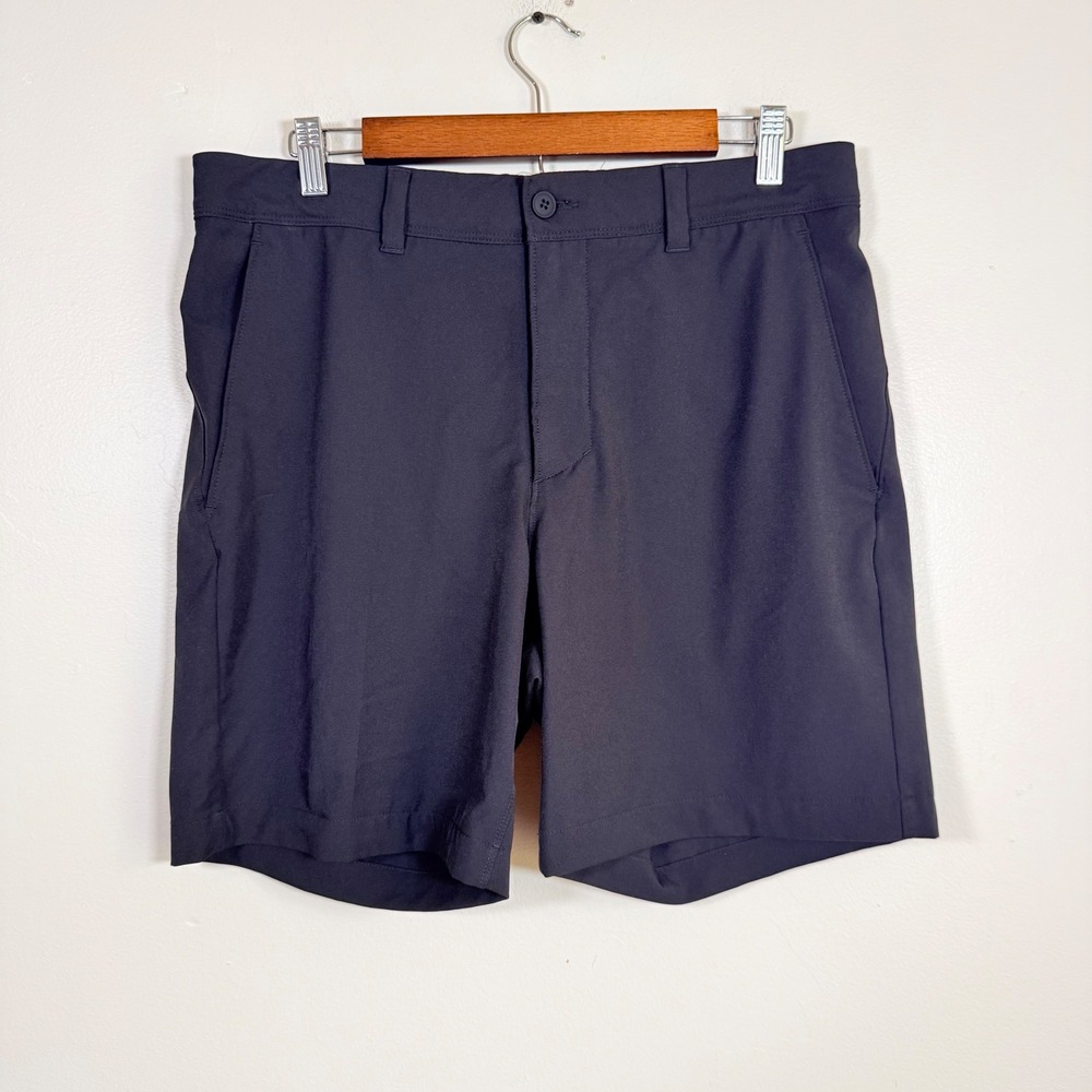 VRST Limitless Performance Stretch Chino Shorts Size 34 Dark Gray